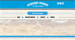 Desktop Screenshot of hojaldresmoreno.com